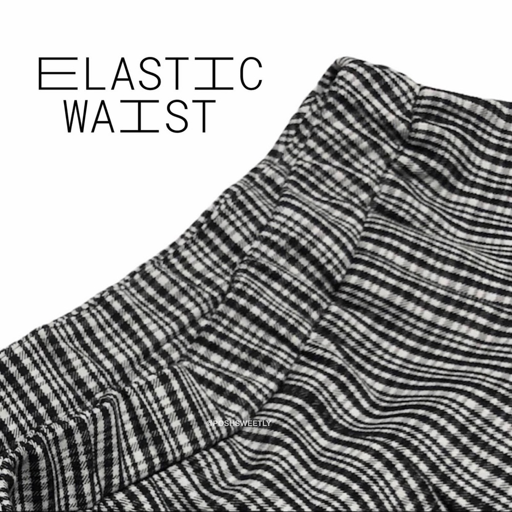 NY Collection Pleated Check Skirt - Picture 2 of 9